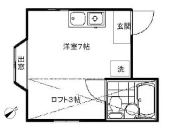 国領グリーンハイムの物件間取画像